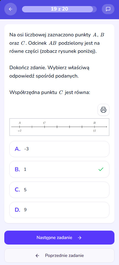 Zadanie z kursu MATMANIA na telefonie